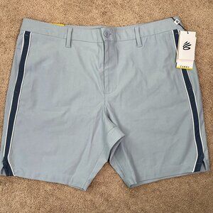 Under Armour Curry Shorts Men 40 Gray Limitless Golf 8.5” Shorts Water Repellant